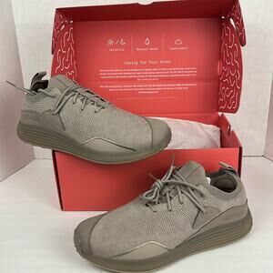 Lane Eight Men’s HIIT Trainer Shoes Unisex Sneakers Athletic Size 9 Beige Gray